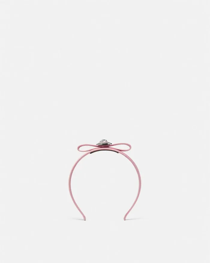 Gianni Ribbon Headband Pink Women Versace Hair Accessories
