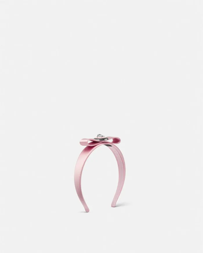 Gianni Ribbon Headband Pink Women Versace Hair Accessories