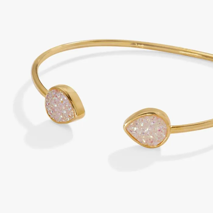 Glitter Druzy Flex Cuff Bracelet Pink Gold Women Alex And Ani Graduation
