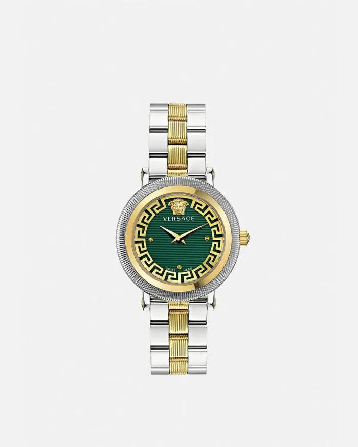 Greca Flourish Watch Silvergold Women Versace Watches