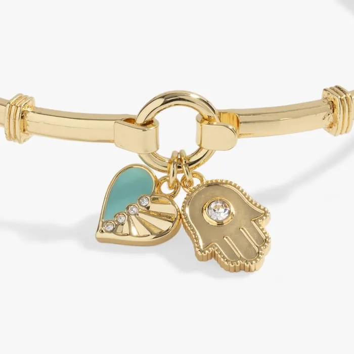 Hamsa And Heart Bracelet Gold Women Alex And Ani Strength Protection
