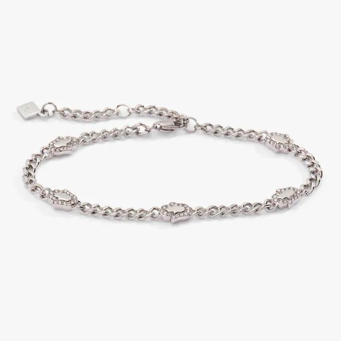 Hamsa Curb Chain Bracelet Stainless Steel Silver Women Alex And Ani Strength Protection Hamsa Curb Chain Bracelet Stainless Steel Silver Women Alex And Ani Strength Protection
