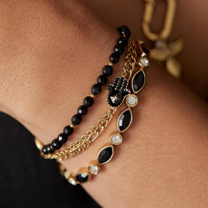 Hamsa Stranded Bracelet Set Stainless Steel Gold Women Alex And Ani Strength Protection Hamsa Stranded Bracelet Set Stainless Steel Gold Women Alex And Ani Strength Protection