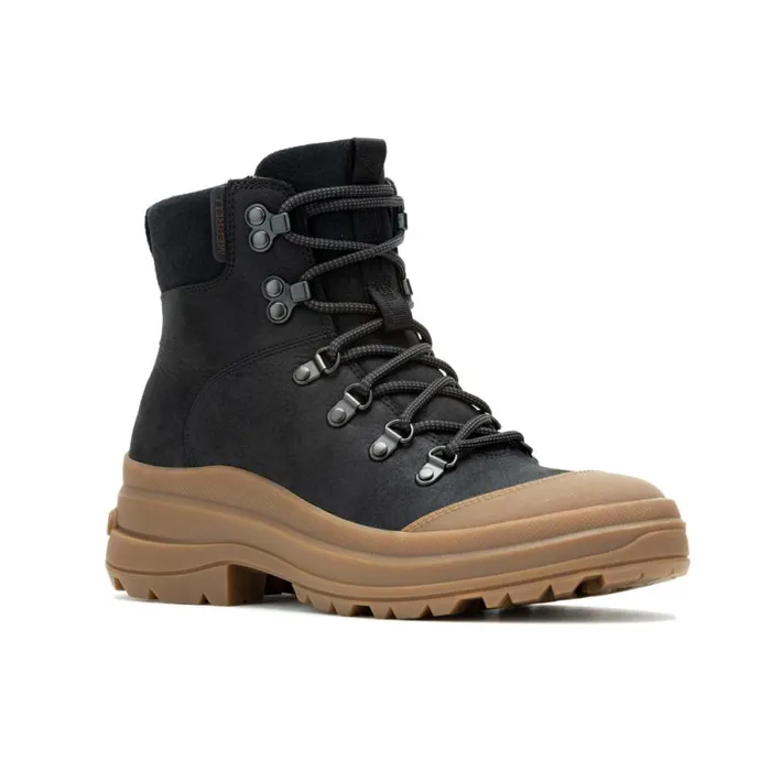Harper Lace Zip Waterproof Blackgum Women Merrell Boots