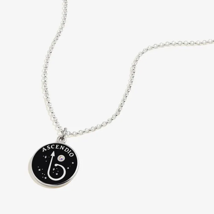 Harry Potter 039Ascendio039 Necklace Adjustable Shiny Silver Women Alex And Ani Necklaces Harry Potter 039Ascendio039 Necklace Adjustable Shiny Silver Women Alex And Ani Necklaces