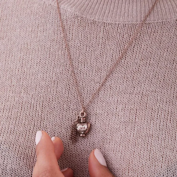Harry Potter Love Potion Necklace Adjustable Antique Rose Gold Women Alex And Ani Love