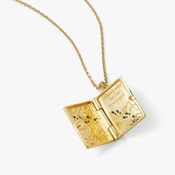 Harry Potter Mischief Managed Locket Necklace Gold Women Alex And Ani Necklaces Harry Potter Mischief Managed Locket Necklace Gold Women Alex And Ani Necklaces