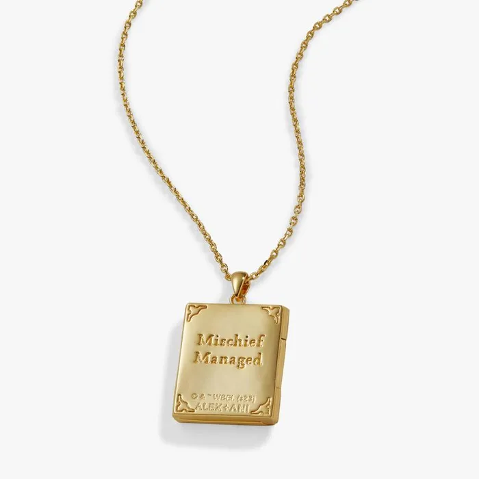 Harry Potter Mischief Managed Locket Necklace Gold Women Alex And Ani Necklaces Harry Potter Mischief Managed Locket Necklace Gold Women Alex And Ani Necklaces