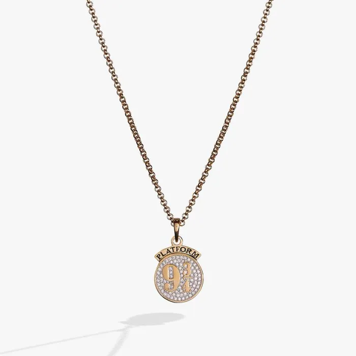 Harry Potter Platform 9 Necklace 14kt Gold Over Sterling Silver Women Alex And Ani Necklaces Harry Potter Platform 9 Necklace 14kt Gold Over Sterling Silver Women Alex And Ani Necklaces