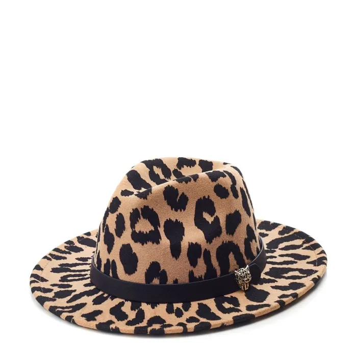 Hats Women Moda In Pelle Estellehat Dark Leopard Textile Hats Women Moda In Pelle Estellehat Dark Leopard Textile