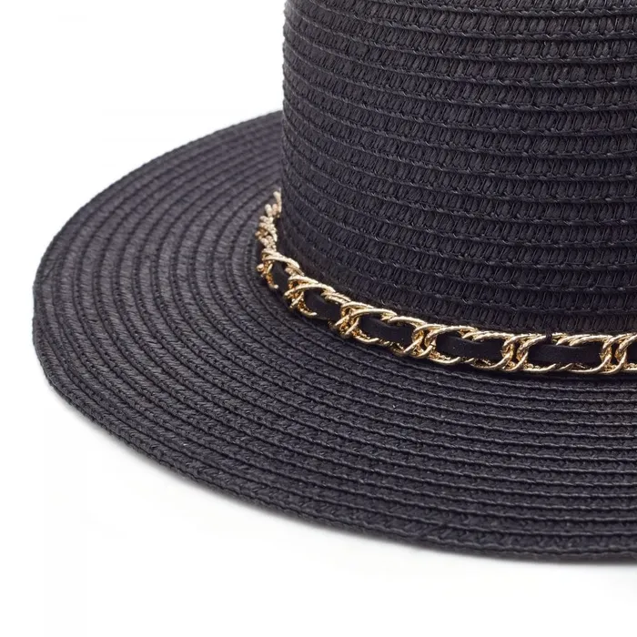 Hats Women Moda In Pelle Portofino Hat Black Textile Hats Women Moda In Pelle Portofino Hat Black Textile