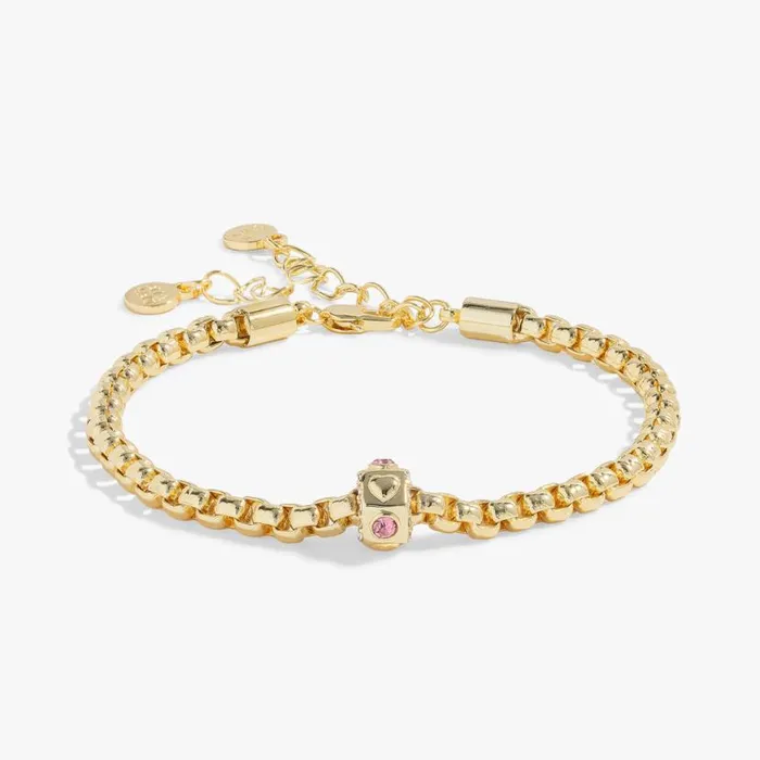 Heart And Crystal Chain Bracelet Gold Women Alex And Ani Anniversary