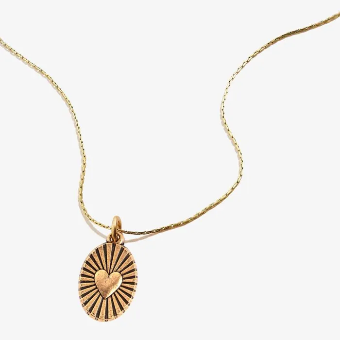 Heart Embossed Charm Necklace Rafaelian Gold Women Alex And Ani Love Heart Embossed Charm Necklace Rafaelian Gold Women Alex And Ani Love
