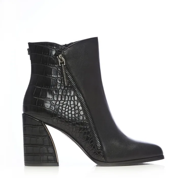 Heeled And Wedge Boots Women Moda In Pelle Amy W Black Porvair