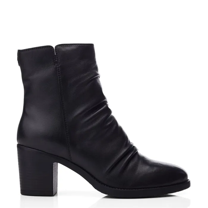 Heeled And Wedge Boots Women Moda In Pelle Noula Black Leather