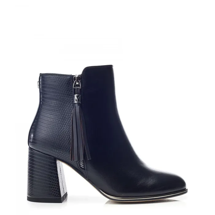 Heeled And Wedge Boots Women Moda In Pelle Pypa Black Porvair