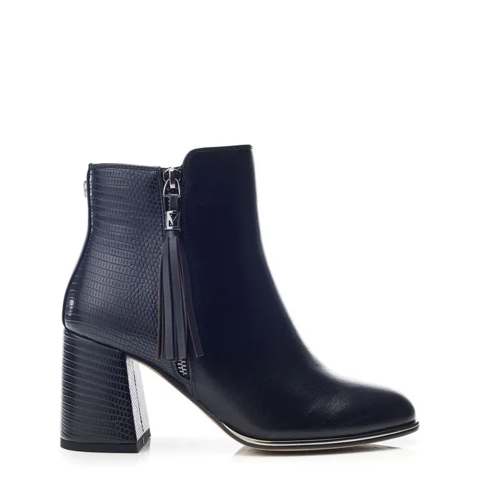 Heeled And Wedge Boots Women Moda In Pelle Pypa Black Porvair