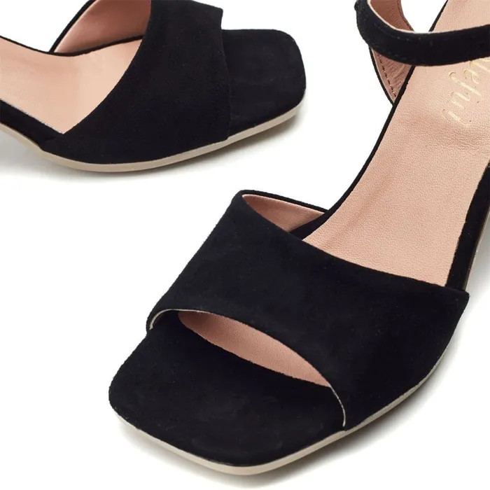 Heeled Sandals Women Moda In Pelle Bsoleful BMiresca Black Suede