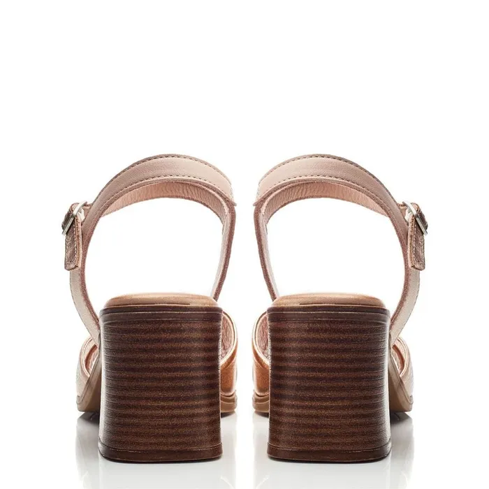 Heeled Sandals Women Moda In Pelle Lanie Cameo Leather
