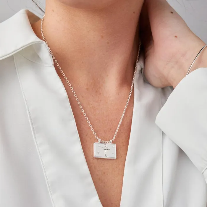 Hidden Message Cross Affirmation Necklace Silver Women Alex And Ani Necklaces
