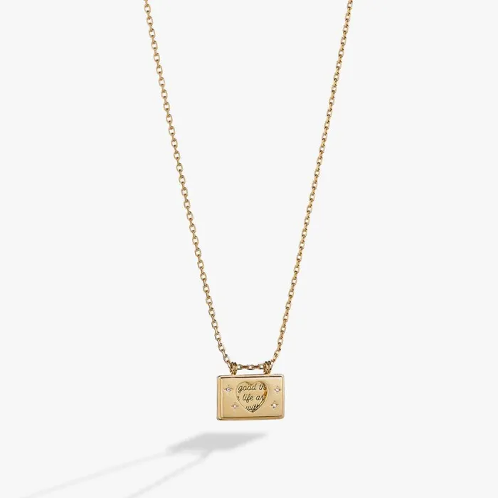 Hidden Message Heart Affirmation Necklace Gold Women Alex And Ani Necklaces