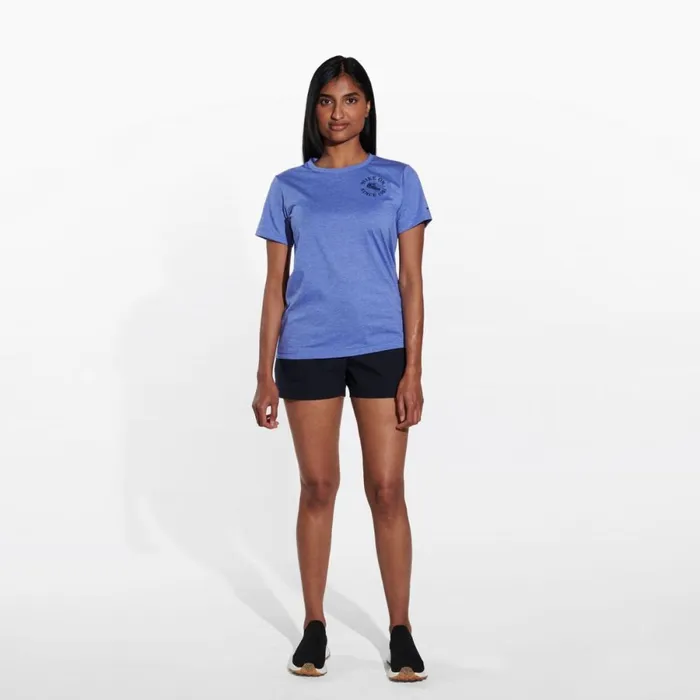 Hike On Tee Baja Blue Heather Women Merrell Tops
