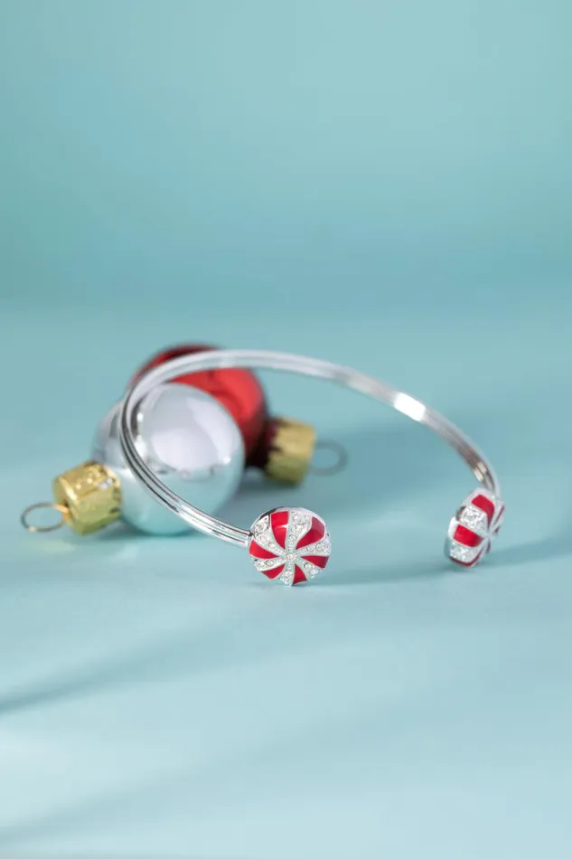 Holiday Peppermint Cuff Bracelet Shiny Silver Women Alex And Ani Bracelets Holiday Peppermint Cuff Bracelet Shiny Silver Women Alex And Ani Bracelets