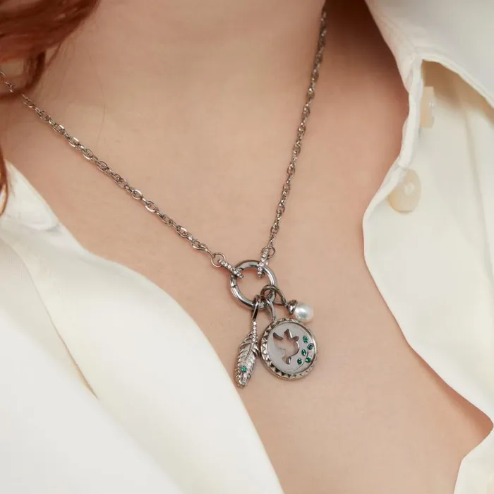 Hope Trio Interchangeable Charm Necklace Stainless Steel Silver Women Alex And Ani Interchangeable Starter Set Hope Trio Interchangeable Charm Necklace Stainless Steel Silver Women Alex And Ani Interchangeable Starter Set