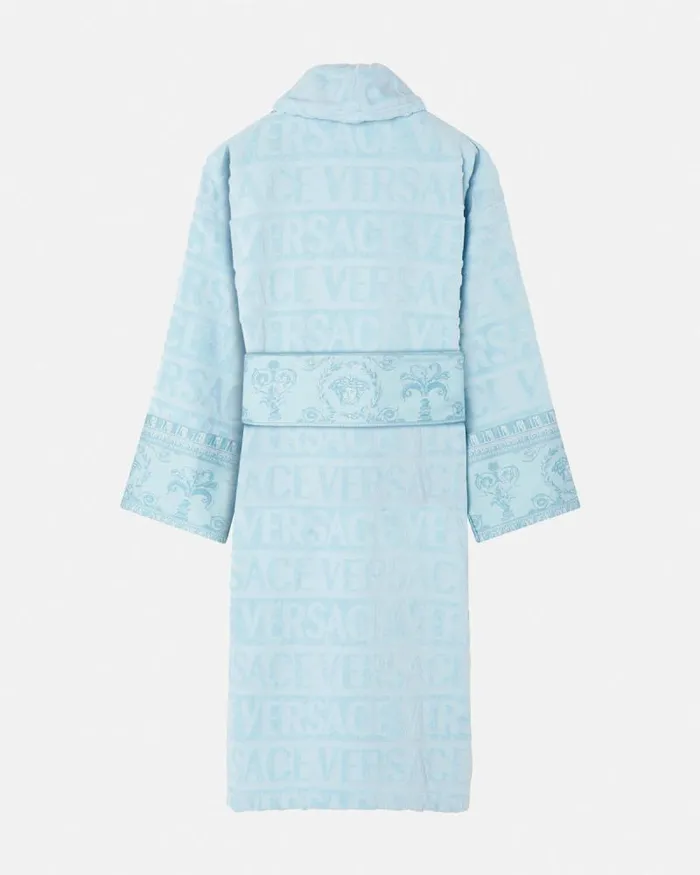 I Baroque Bathrobe Light Blue Home and LifestyleWomenMen Versace Personalized Bathrobes