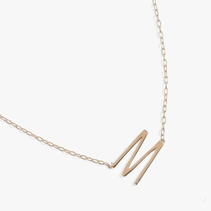 Initial M Precious Elongated Necklace 14kt Gold Over 925 Sterling Silver Women Alex And Ani Necklaces Initial M Precious Elongated Necklace 14kt Gold Over 925 Sterling Silver Women Alex And Ani Necklaces