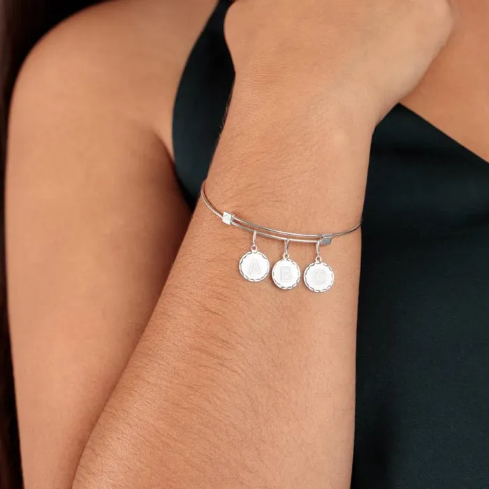 Initial W Charm Sterling Silver Women Alex And Ani Fine Jewelry Initial W Charm Sterling Silver Women Alex And Ani Fine Jewelry