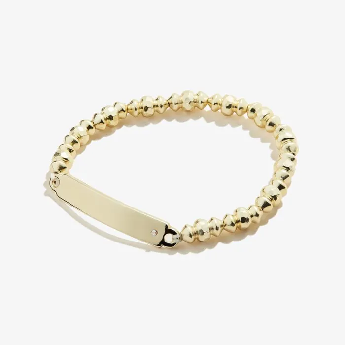 Inline Bar Stretch Bracelet With Crystal Accent Silver Women Alex And Ani Thank You Inline Bar Stretch Bracelet With Crystal Accent Silver Women Alex And Ani Thank You