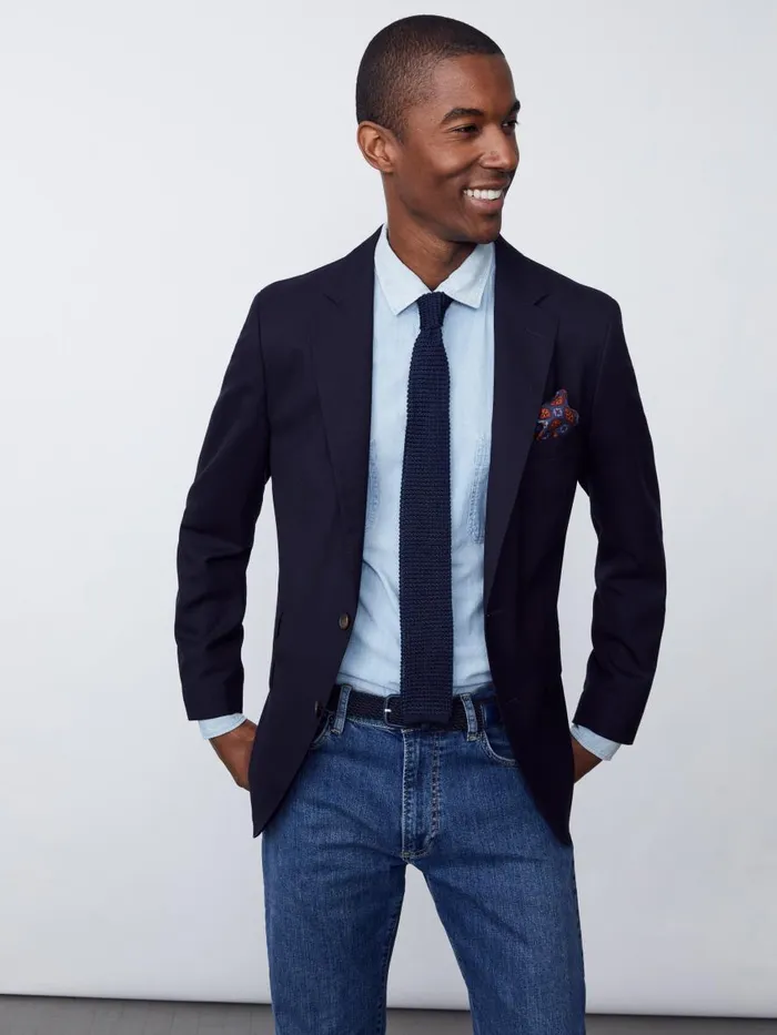 Jackets and Outerwear Men JMcLaughlin Suffolk 3Season Blazer Dark Navy Jackets and Outerwear Men JMcLaughlin Suffolk 3Season Blazer Dark Navy