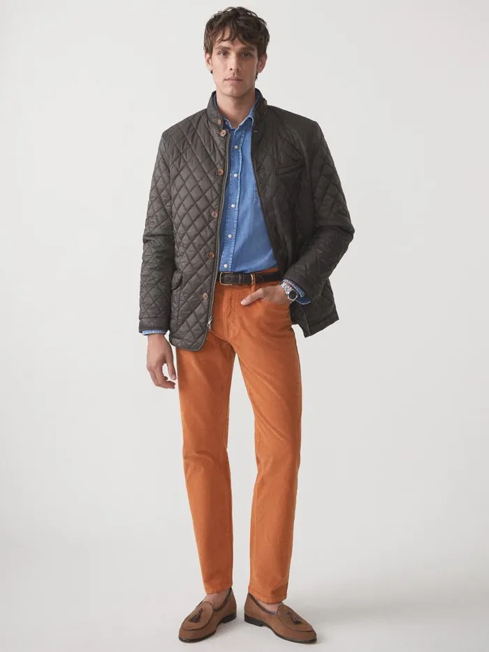 Jackets and Outerwear Men JMcLaughlin Upland Quilted Jacket Dark Olive Jackets and Outerwear Men JMcLaughlin Upland Quilted Jacket Dark Olive