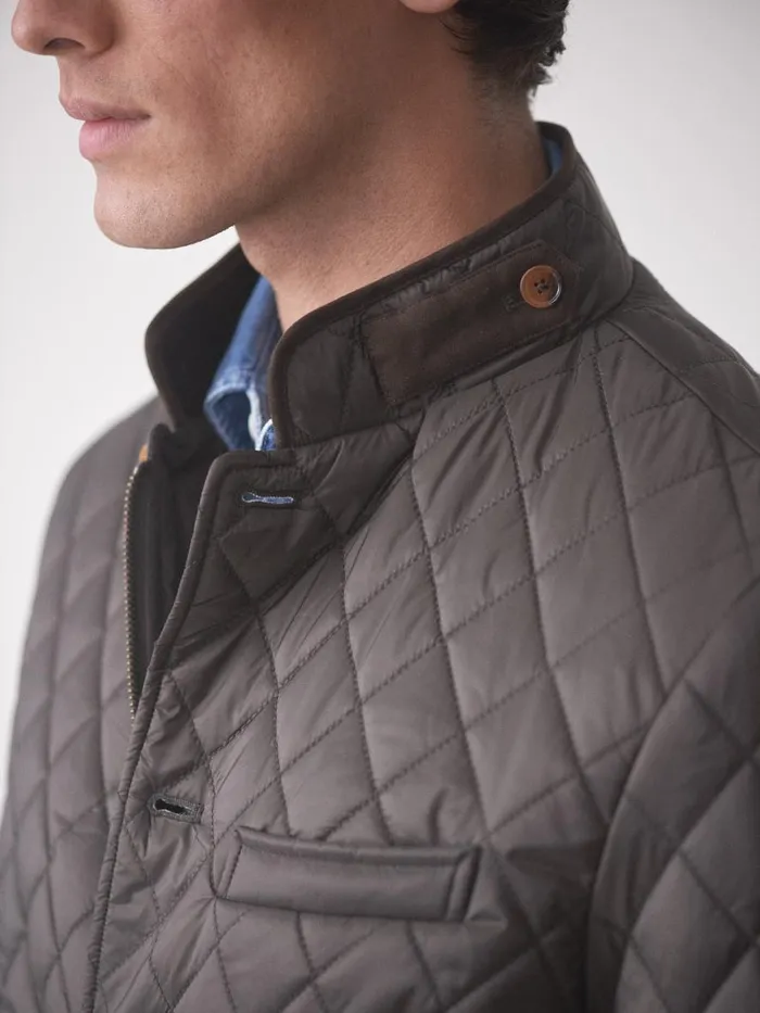 Jackets and Outerwear Men JMcLaughlin Upland Quilted Jacket Dark Olive Jackets and Outerwear Men JMcLaughlin Upland Quilted Jacket Dark Olive