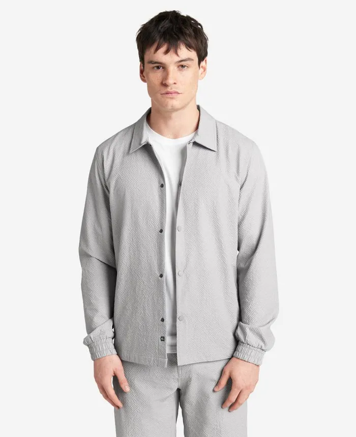 Jackets and Outerwear Men Kenneth Cole Printed Performance Seersucker Jacket Grey Jackets and Outerwear Men Kenneth Cole Printed Performance Seersucker Jacket Grey