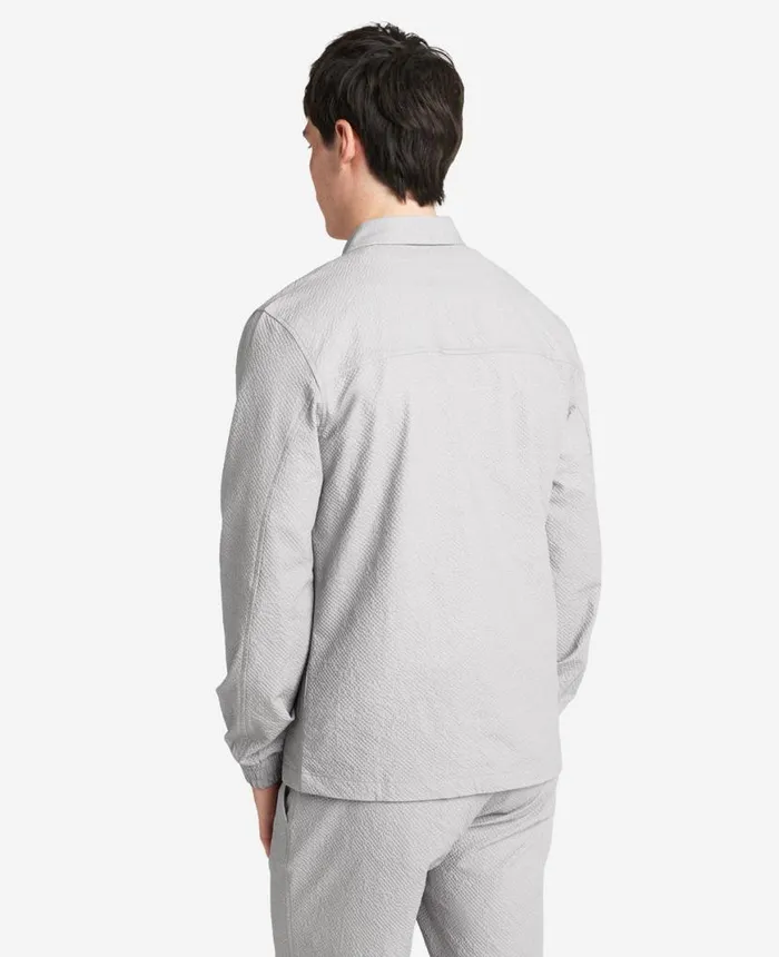 Jackets and Outerwear Men Kenneth Cole Printed Performance Seersucker Jacket Grey Jackets and Outerwear Men Kenneth Cole Printed Performance Seersucker Jacket Grey