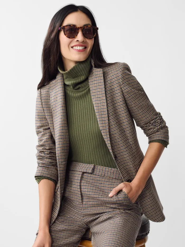 Jackets and Outerwear Women JMcLaughlin Bleecker Blazer In Houndstooth Light Tanbrowndenim Jackets and Outerwear Women JMcLaughlin Bleecker Blazer In Houndstooth Light Tanbrowndenim