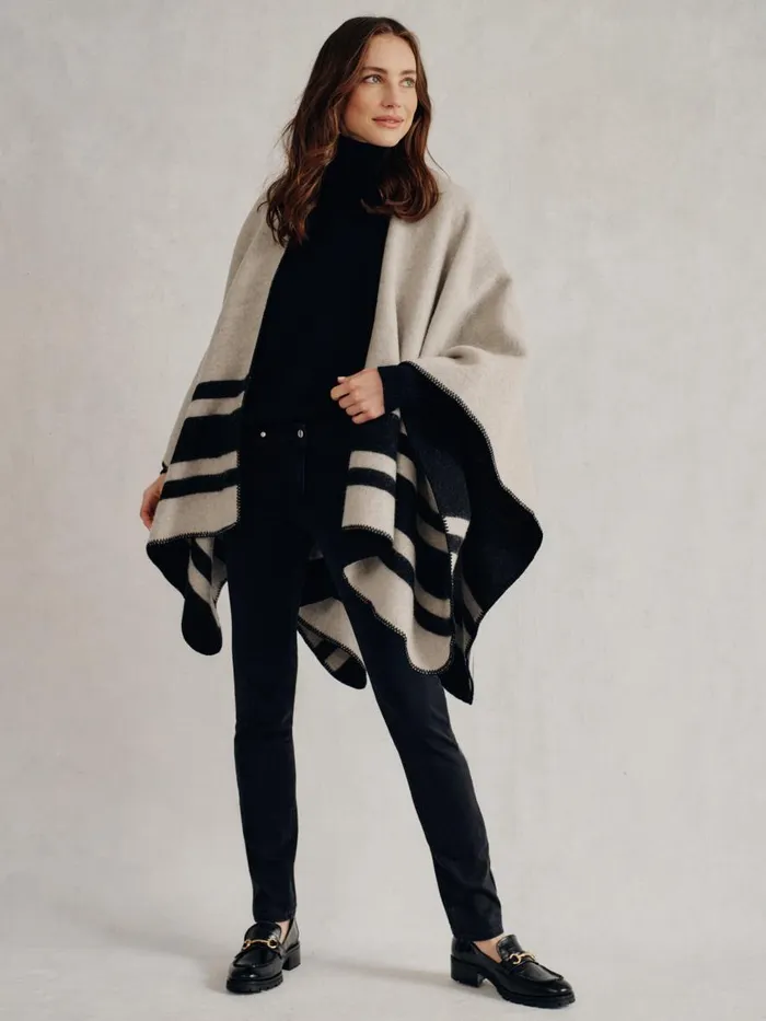 Jackets and Outerwear Women JMcLaughlin Deanna Reversible Wrap In Color Block Blackoff White Jackets and Outerwear Women JMcLaughlin Deanna Reversible Wrap In Color Block Blackoff White