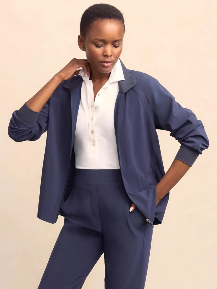 Jackets and Outerwear Women JMcLaughlin Mikaela Performance Jacket Navy