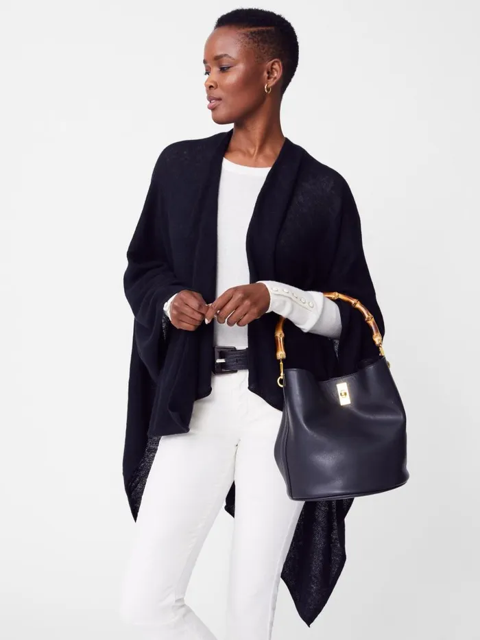 Jackets and Outerwear Women JMcLaughlin Rossi Cashmere Wrap Black