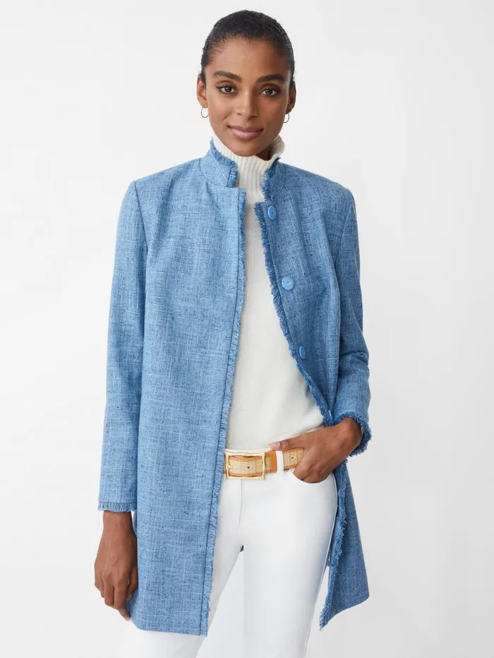 Jackets and Outerwear Women JMcLaughlin Walden Coat Pacific Blue Jackets and Outerwear Women JMcLaughlin Walden Coat Pacific Blue