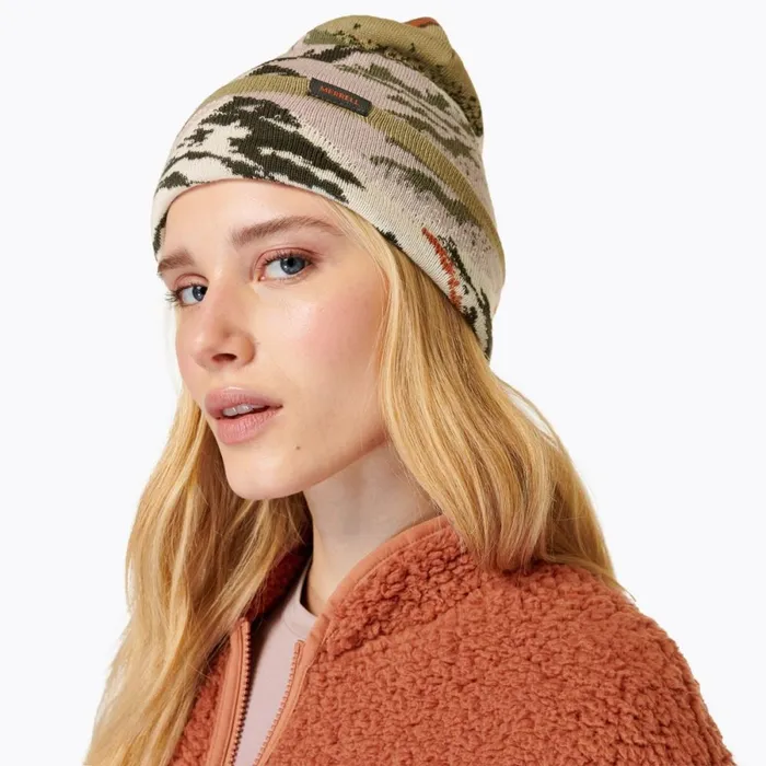 Jacquard Beanie Grey Green Mountain MenWomen Merrell Hats