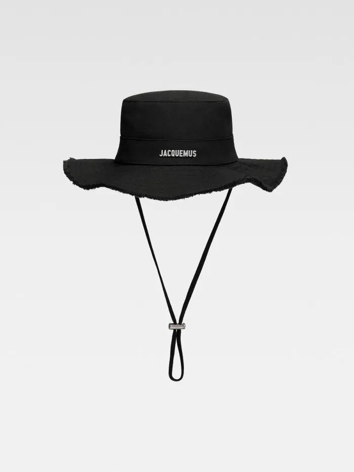 JACQUEMUS The Artichaut Bucket Hat Black WomenMen Hats