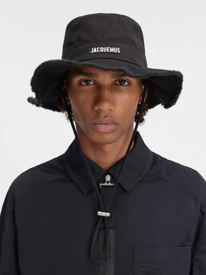 JACQUEMUS The Artichaut Bucket Hat Black WomenMen Hats JACQUEMUS The Artichaut Bucket Hat Black WomenMen Hats
