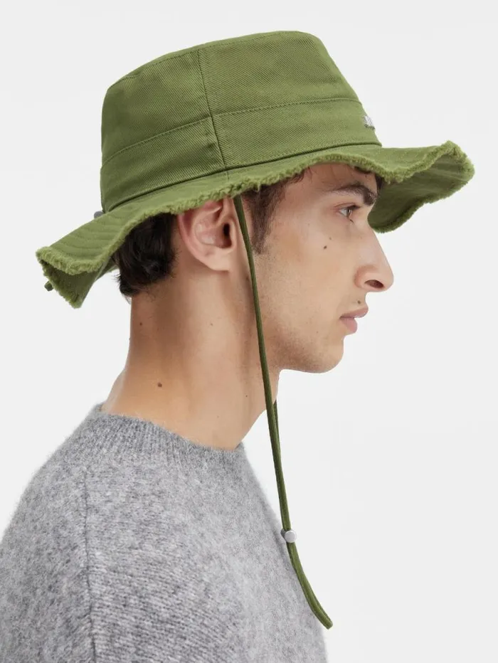 JACQUEMUS The Artichaut Bucket Hat Khaki WomenMen Hats JACQUEMUS The Artichaut Bucket Hat Khaki WomenMen Hats