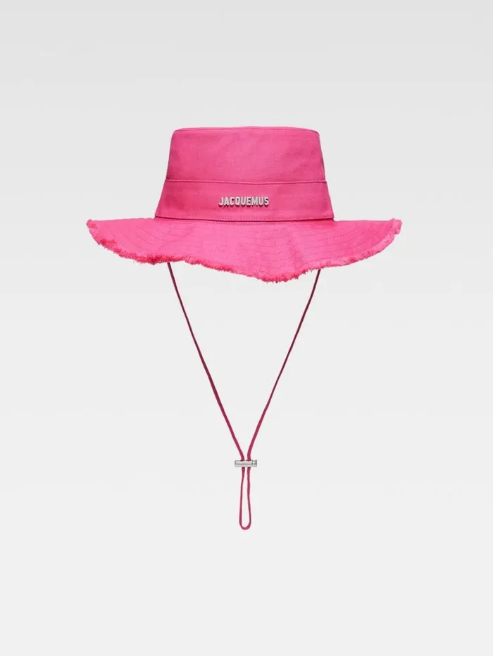 JACQUEMUS The Artichaut Bucket Hat Pink WomenMen Hats