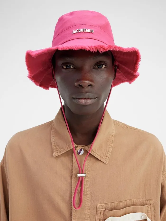 JACQUEMUS The Artichaut Bucket Hat Pink WomenMen Hats JACQUEMUS The Artichaut Bucket Hat Pink WomenMen Hats