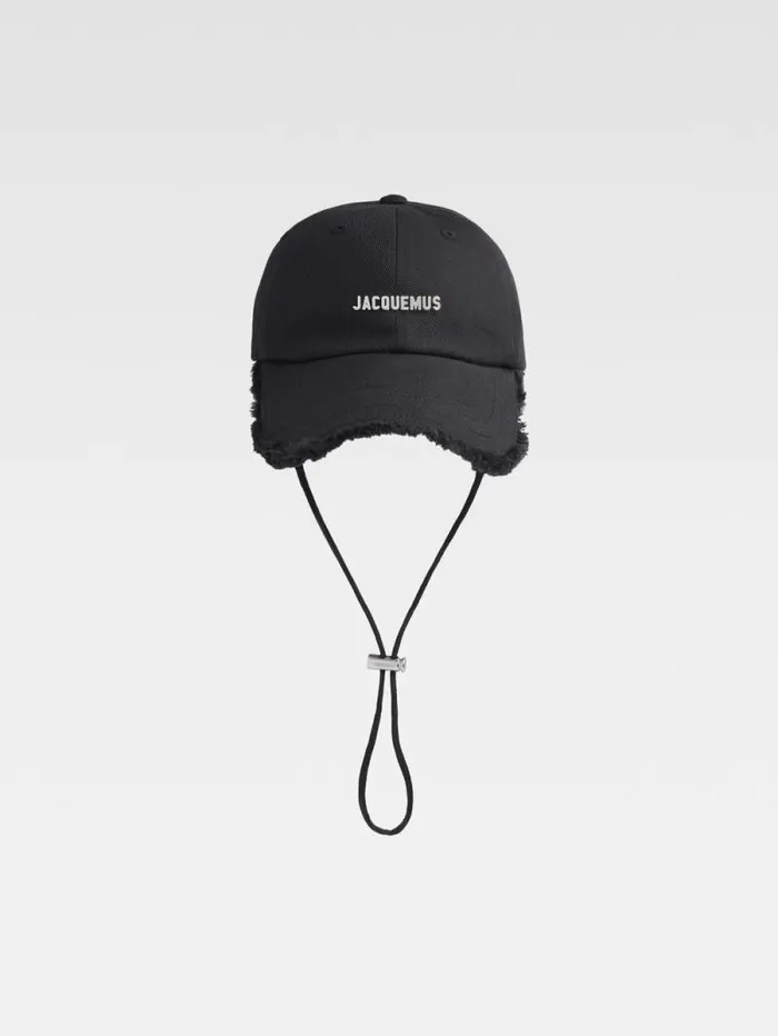 JACQUEMUS The Artichaut Cap Black WomenMen Hats