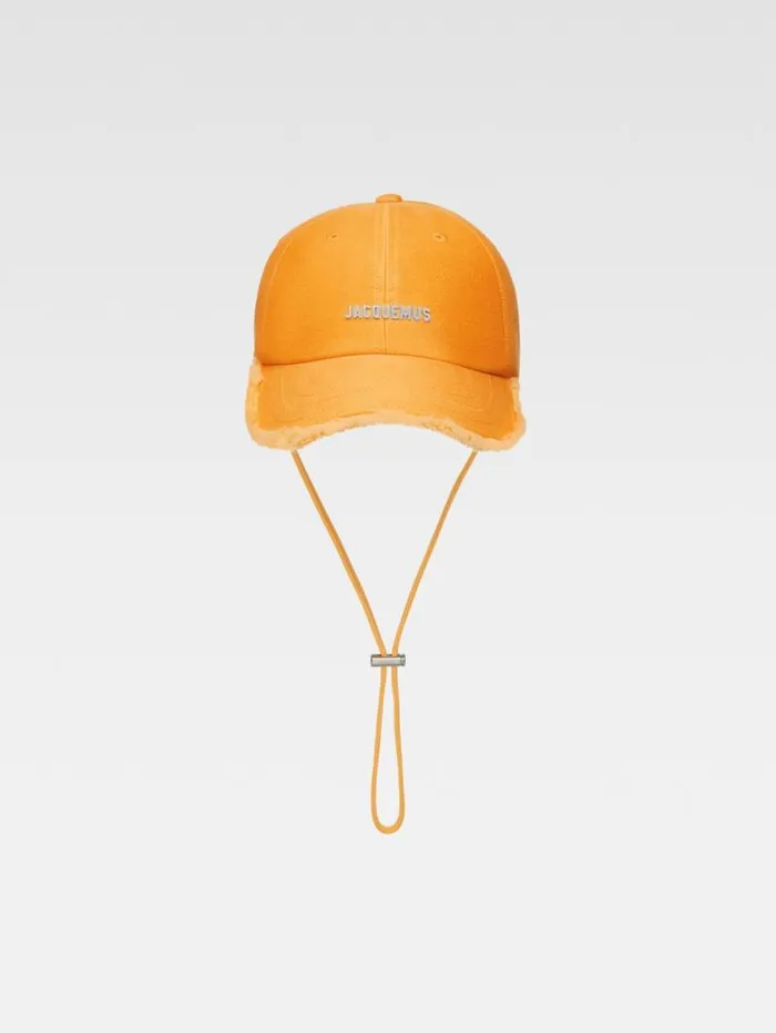 JACQUEMUS The Artichaut Cap Dark Orange Women Hats